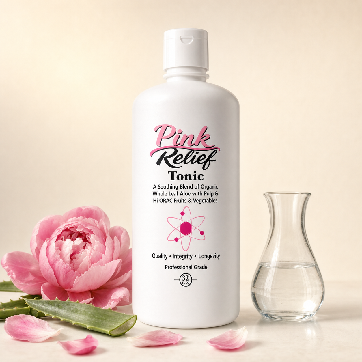 Pink Relief Tonic, 32 oz